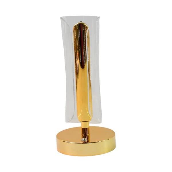 Luxury Tall Cylinder Shape Crystal Table Lamp (1 Pc) view 2
