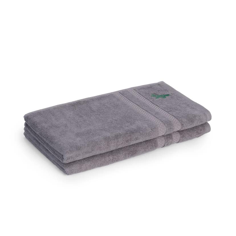 Feather & Spun Bamboo Cotton Hand Towel | Lavender Fragrance | Oeko-TEX® Standard 100 | Anti Microbial | Fade Resistant | Double Needle Stitch | 600 GSM - 40 cms x 71 cms (Pack of 2)