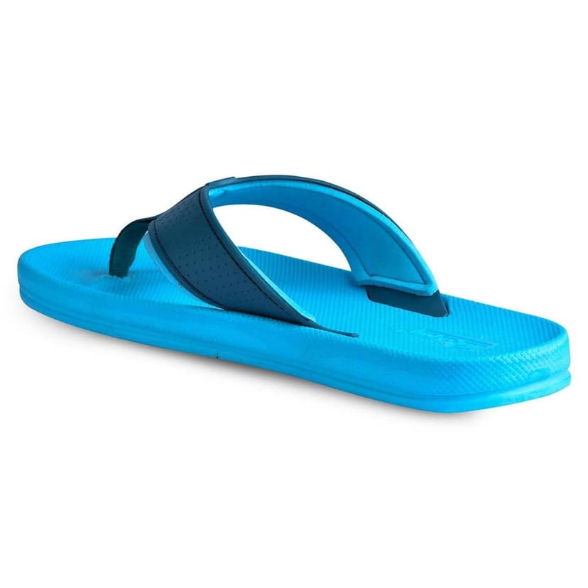 Paragon Fashionable Powder Blue and Sea Blue Flip Flops for Men view 2