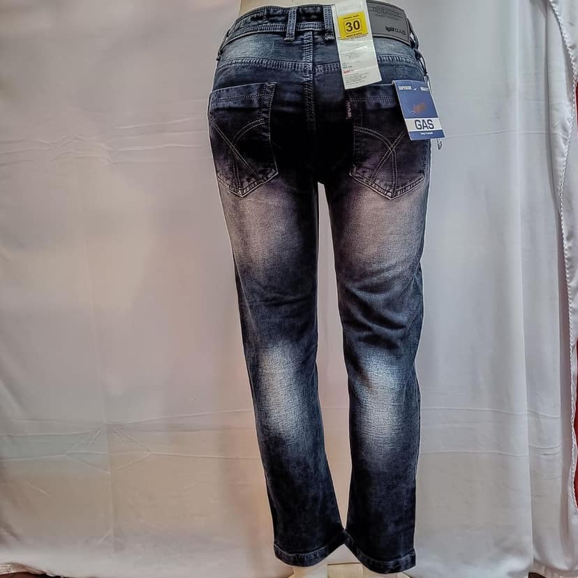 Jeans Ancle Length Mens Cotton by Cotton streachable Dark Blue view 2