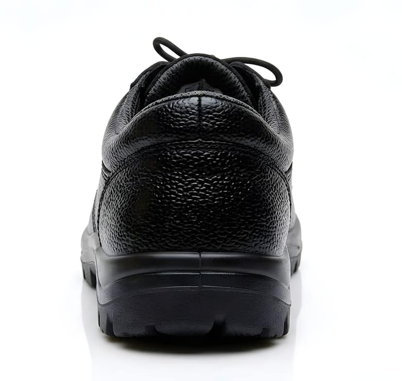 Latest Elite Heavy Duty Men Steel Toe Safety Shoes | Anti-Slip Lace-Up Industrial Work Footwear | Comfortable Protective Shoes for Factory, Construction & Warehouse Use view 6