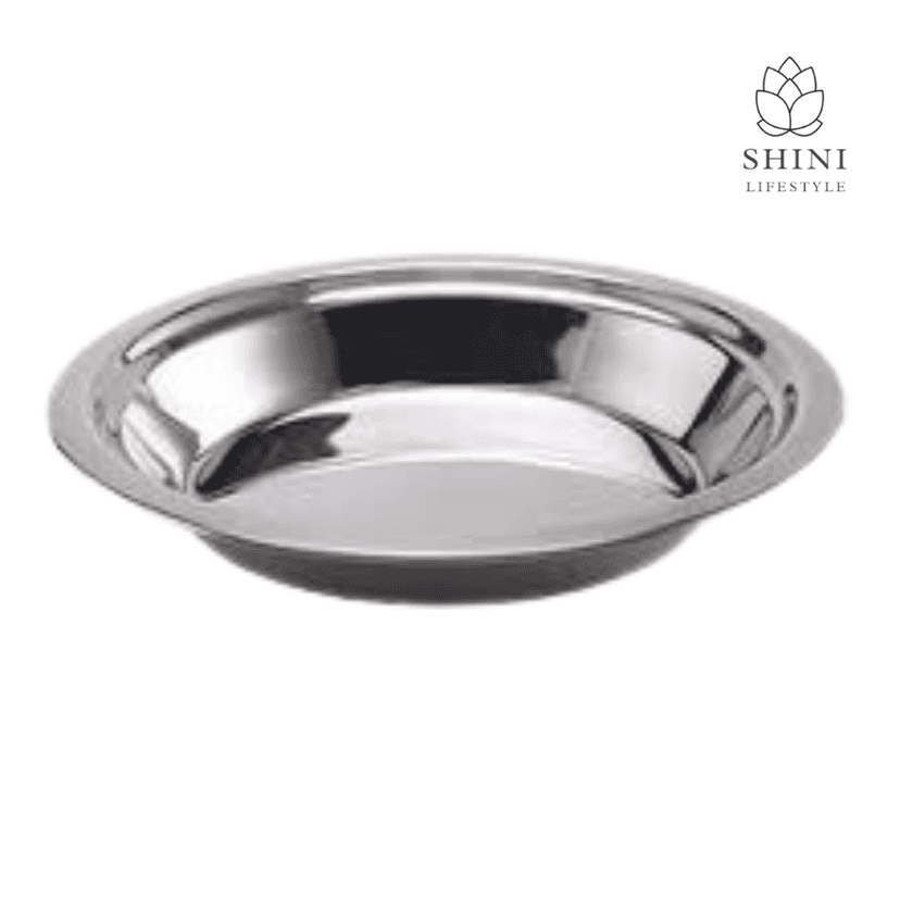 SHINI LIFESTYLE Stainless Steel Parat, Steel parat for kitchen, Parat steel(Dia- 32cm, 1pc)
