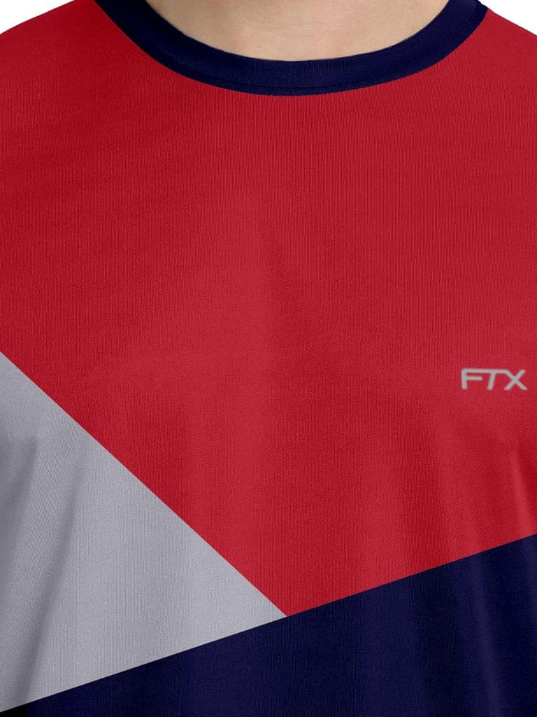 FTX Men Drifit Colorblock Half Sleeve Tshirt view 3