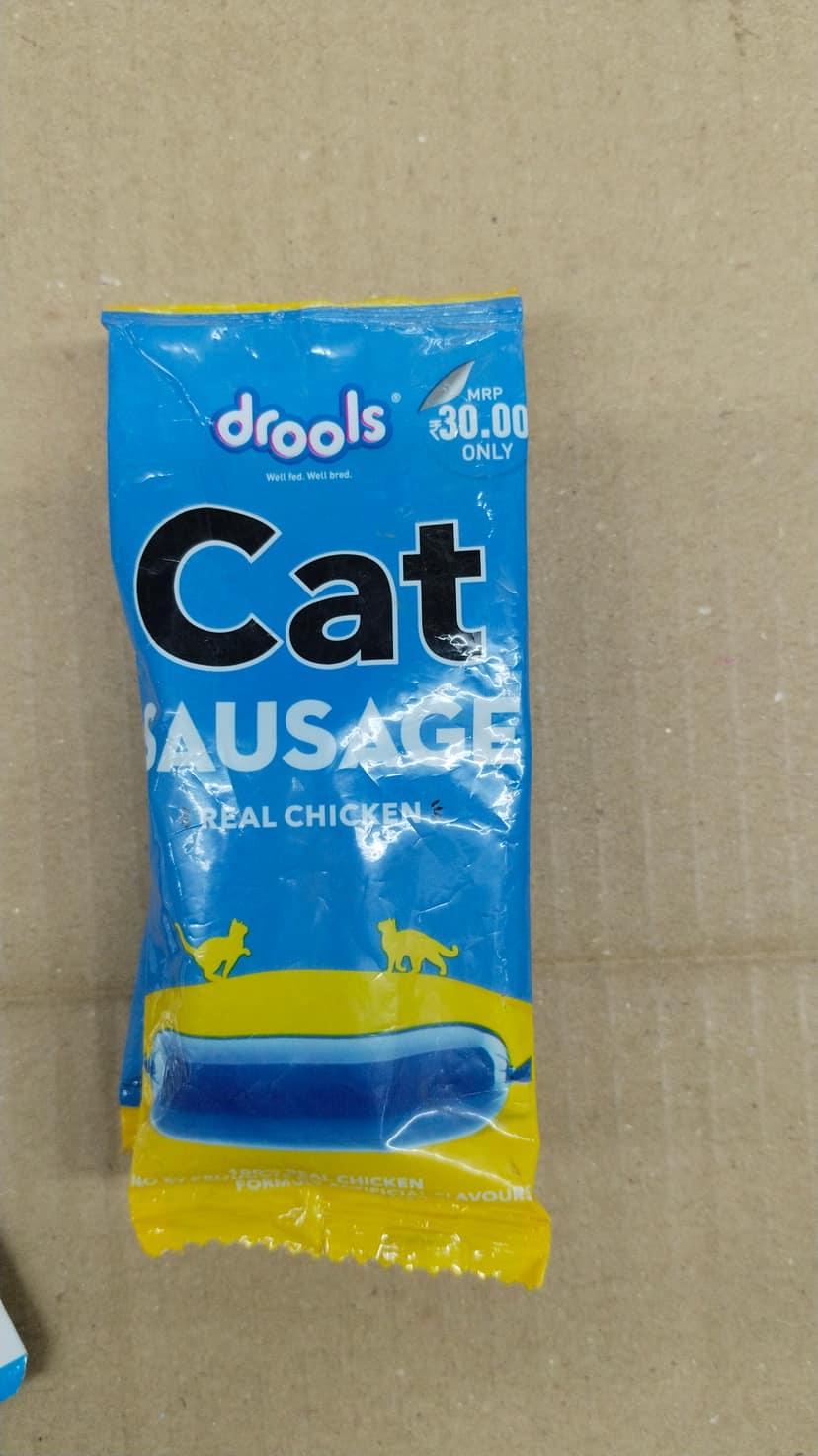 Drools sausage for cats