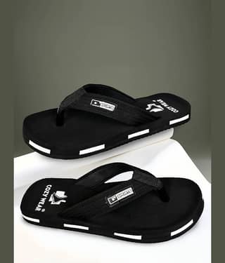 Cozy Wear Black Men's Daily Slipper