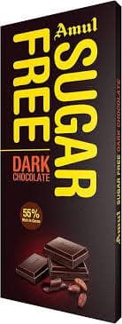 Amul Sugar Free Dark Chocolate, 150 G