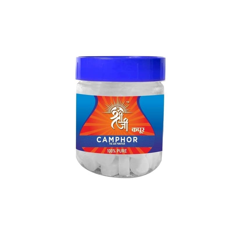 Shri Shriji Flam Aromatic Synthetic Camphor � Natural Fragrance, Ideal for Pooja, Meditation & Home Freshness Pack of 1 100 Gram