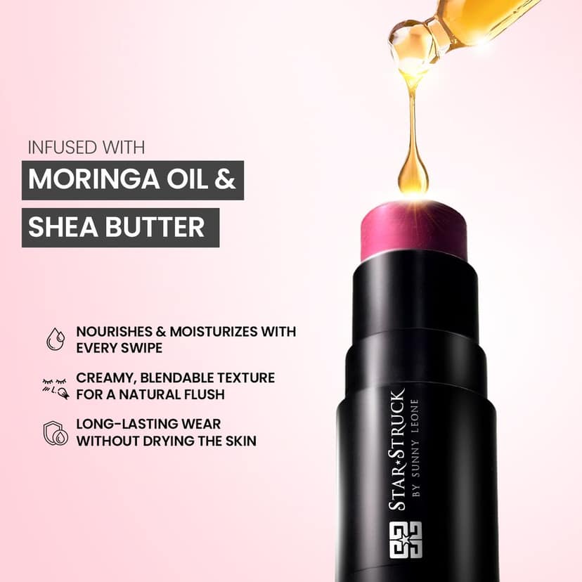 Star Struck by Sunny Leone Blush Stick - Crayberry, 7g view 3