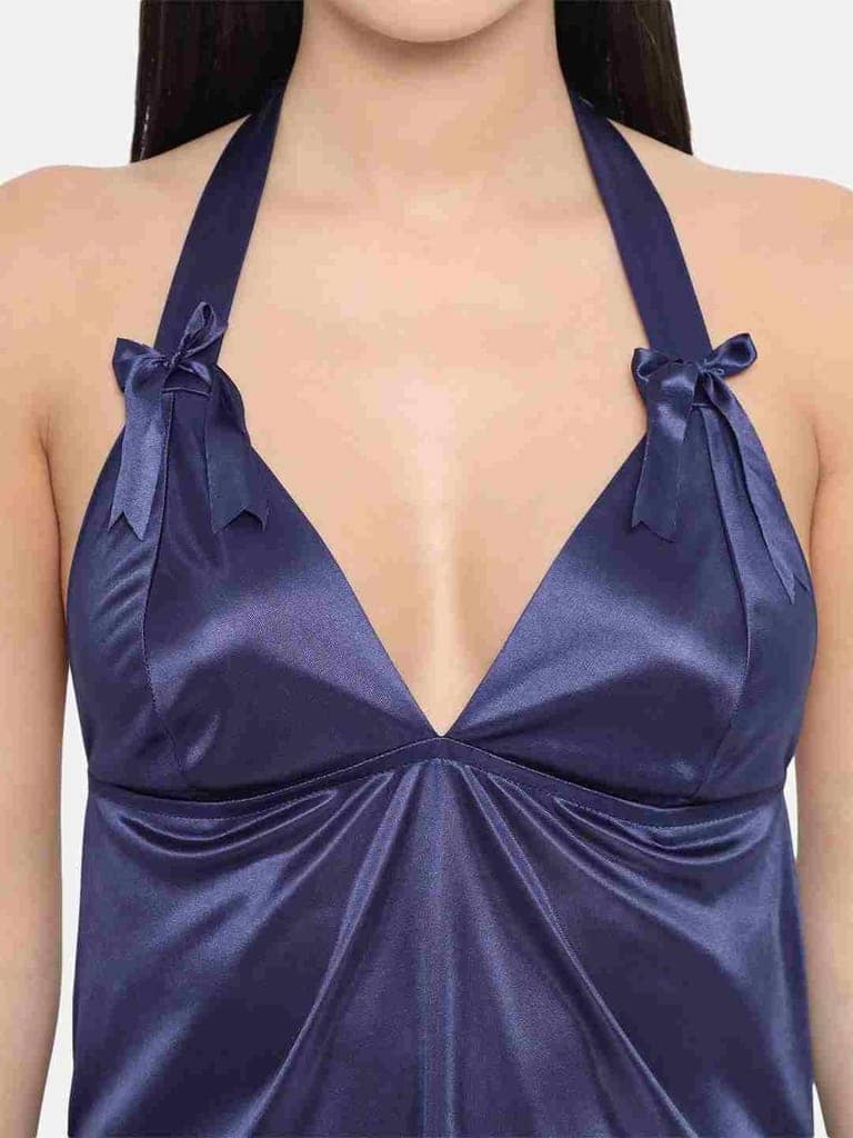 Sexy Honeymoon Blue Babydoll Lingerie Bikini Dress B41N view 6