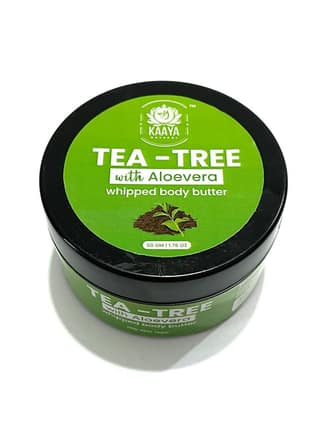 Kaaya Natural Tea Tree with Aloevera Whipped Body Butter