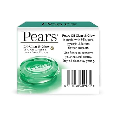 Pears Oil-Clear & Glow Soap 75 Gms view 2