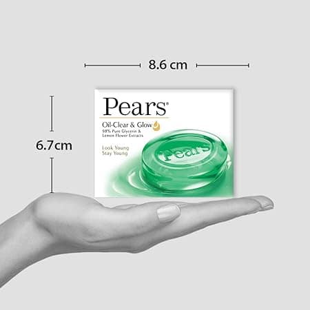 Pears Oil-Clear & Glow Soap 75 Gms view 3