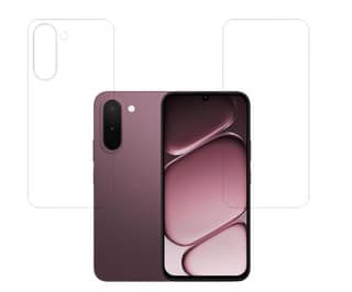 ISAAK Front and Back Screen Protector Compatible with OnePlus N6x (COMBO PACK)