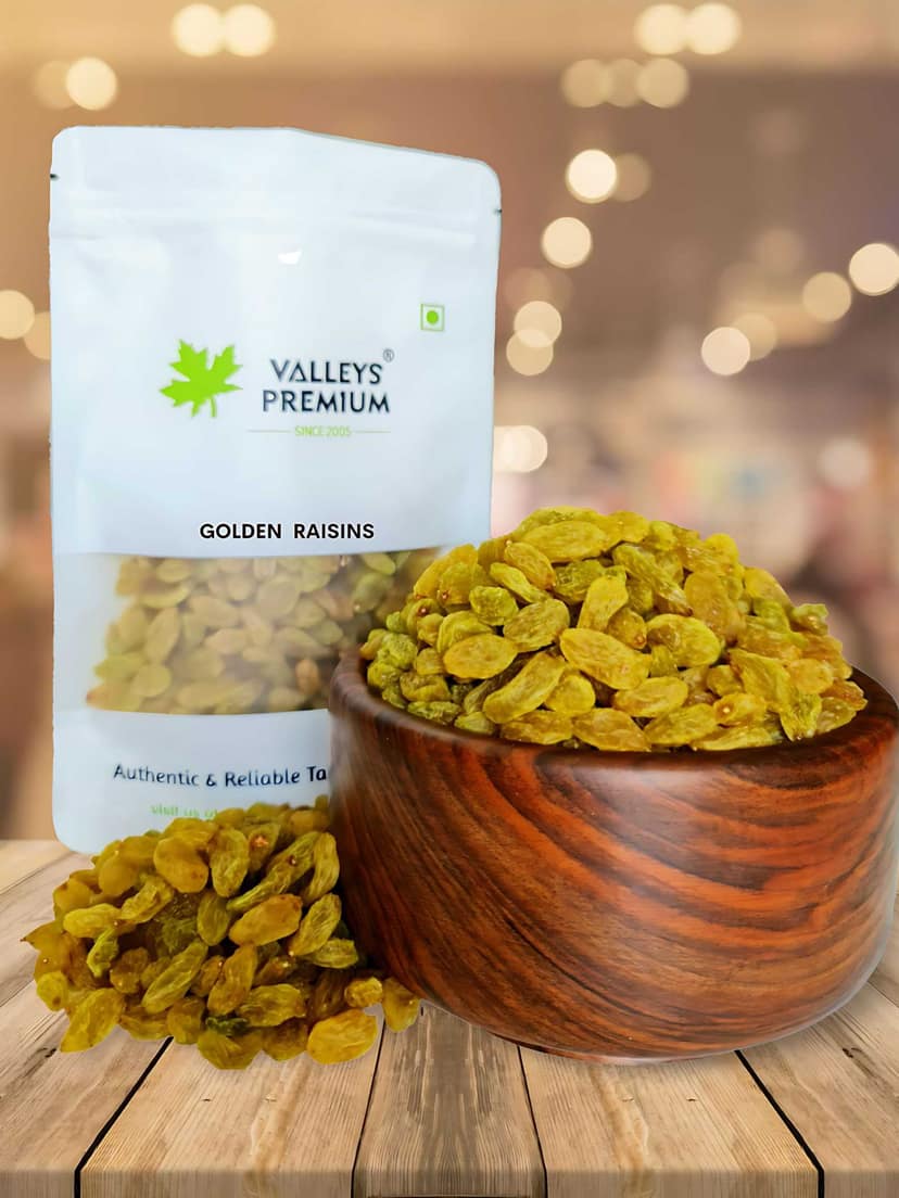 Valleys Premium Afghani Golden Raisins 400 Grams ( KISHMISH ) (KISMIS)