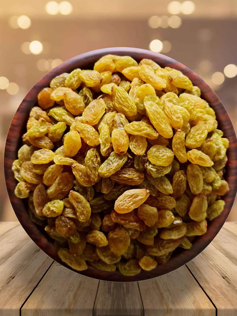 Valleys Premium Afghani Golden Raisins 400 Grams ( KISHMISH ) (KISMIS) view 2