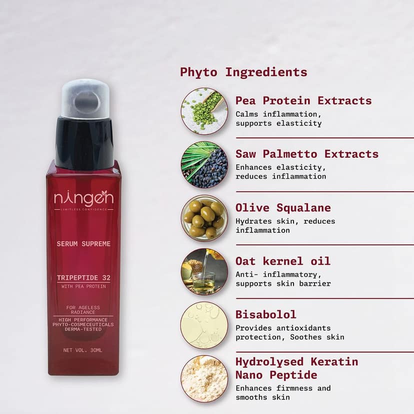 Ningen Serum Supreme | Lightweight Anti-Aging Face Serum | Best for Skin Smoothing & Brightening view 5