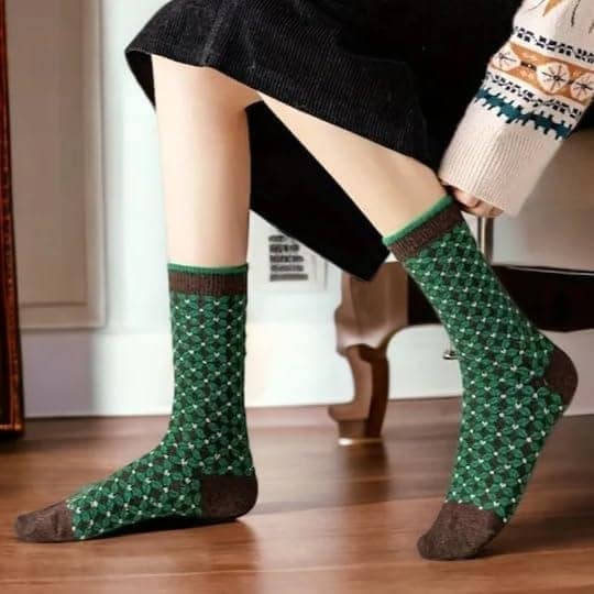 Sockscarving Pack of 5 Calf Length Socks, Derp Edition, Made With Durable & Breathable Cotton, Free Size, Suitable for all Season, Soft & Breathable, Daily Use view 2