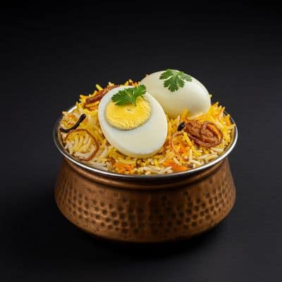 Egg Biryani (Single)