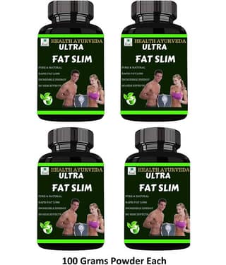 Health Ayurveda Ultra Fat Slim | Weight Loss Powder 400 Gm Pack of 4