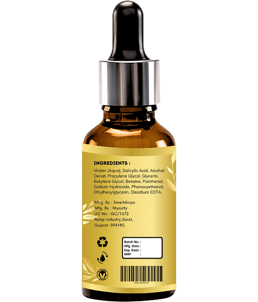 Smartdrops Face Serum Vitamin C Daily Care For All Skin Type ( Pack of 1 ) view 2