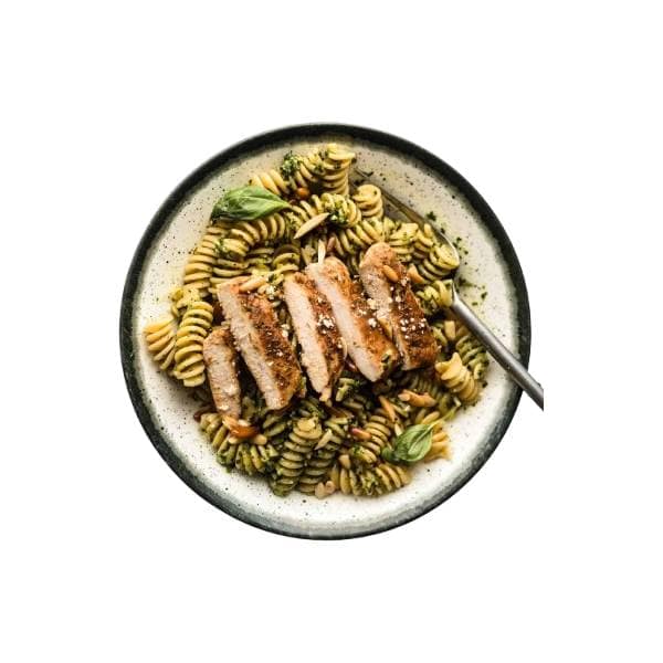 Fresh Basil Pesto Chicken Pasta