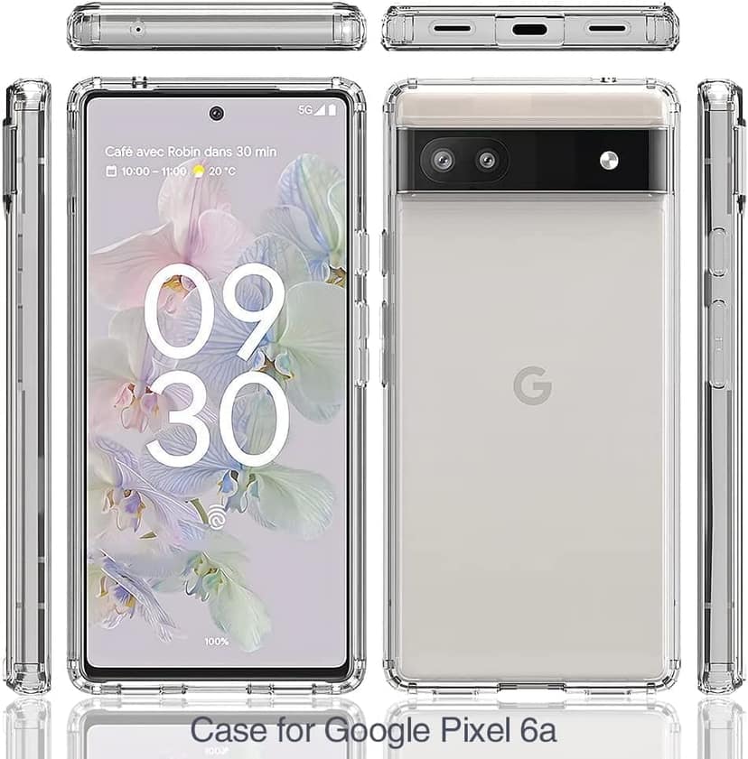Faircost Back Cover for Google Pixel 6a Shockproof (Silicon| Transparent) view 2