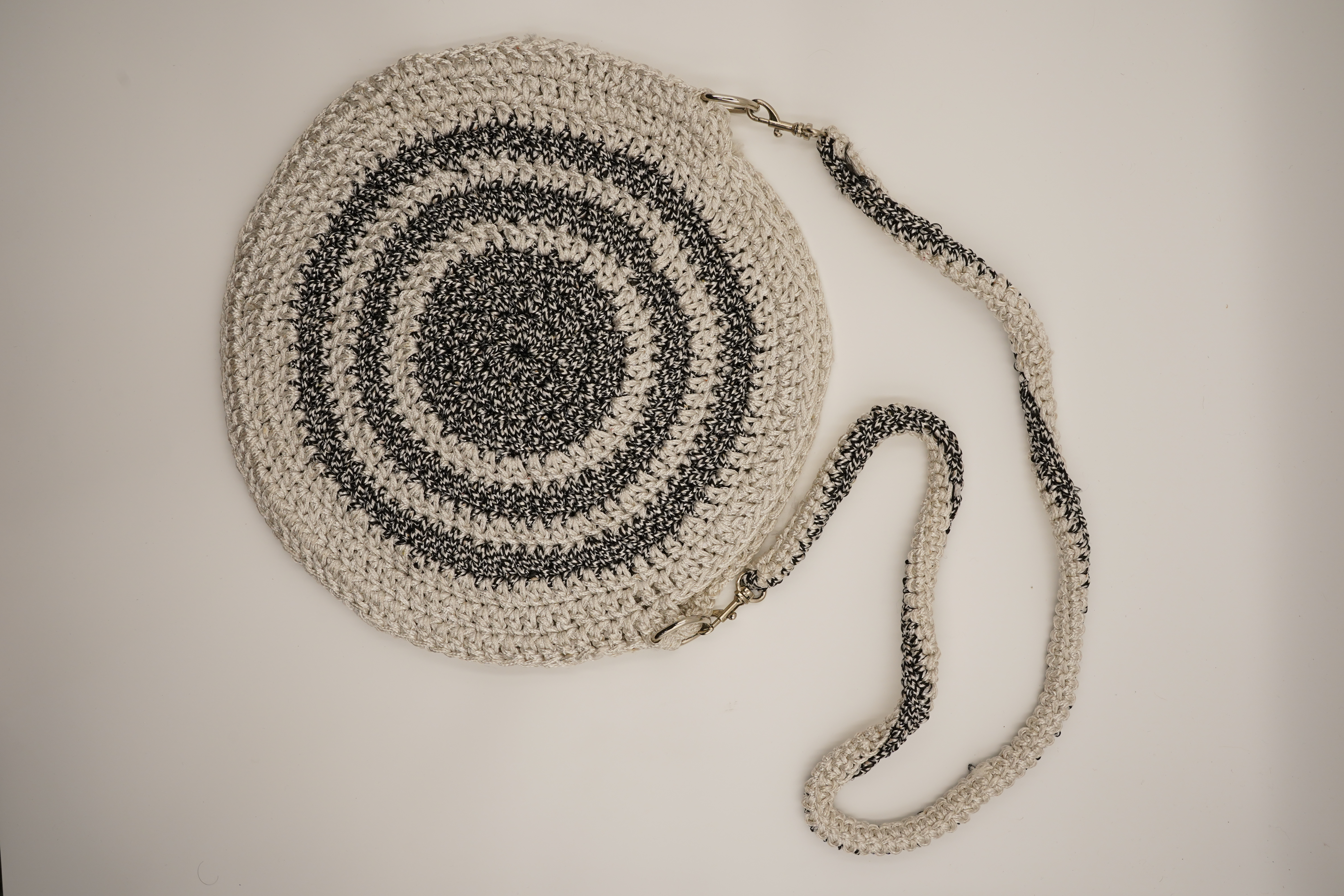 Handmade Crochet Circle Bag for Women