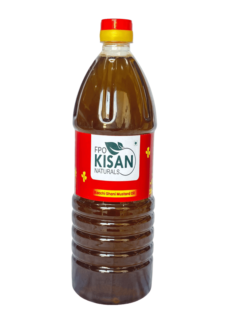 "FPO Kisan Naturals Kachi Ghani Mustard Oil - 1L"