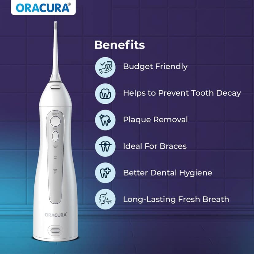 Oracura OC150 LITE Smart Water Flosser White view 2