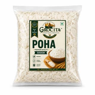 Grocita Premium Quality Poha, 500 Gram