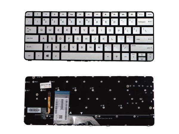 Laptop Keyboard Compatible For HP Spectra X360-13T-4000 Backlight Silver
