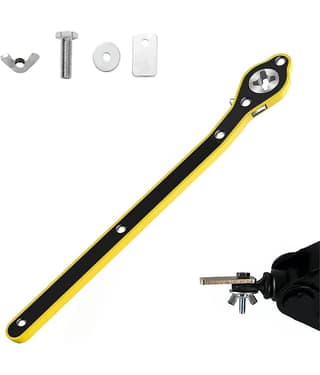 Universal Car Jack Ratchet Wrench | 360 Forward and Reverse Knob Premium High Carbon Steel Tire Tool with Labor-Saving Handle – Durable & Rust-Resistant for Effortless Tyre Changes