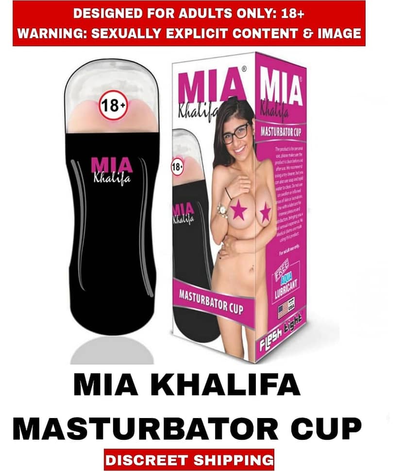 MALE ADULT SEX TOYS REAL MIA KHALIFA PUSSY FEEL MASTURBATOR CUP FLESH TIGHT For Men