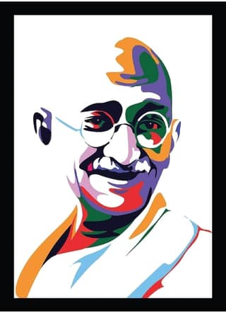 Mahatma Gandhi Pop Art Portrait
