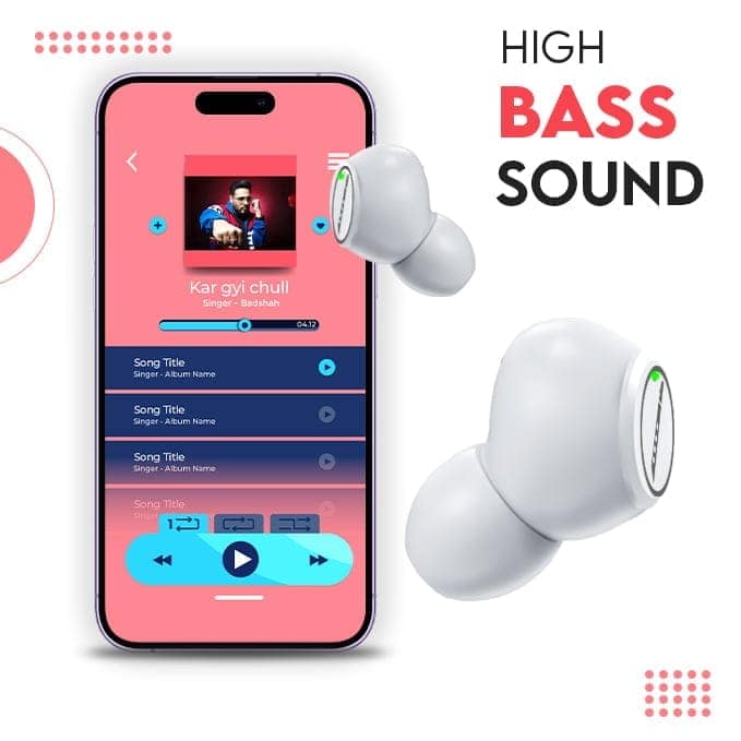 Flute Mini Pods 219 True Wireless Earbuds - Pearl White view 7