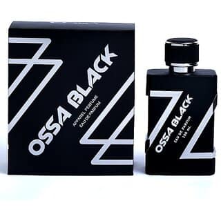 OSSA Black Eau De Parfum Mens Perfume With Ambery And Citrusy Notes Long Lasting EDP 100ml