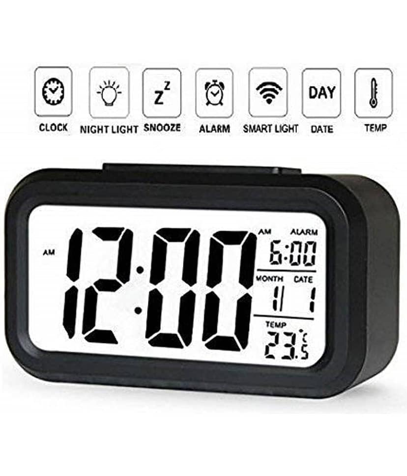 PRAMUKHAM Digital Alarm Clock - Pack of 1 view 2