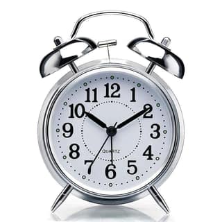 Store 4 Hope Table Alarm Clock Twin Bell for Home and Office with Night Light (Big Size)