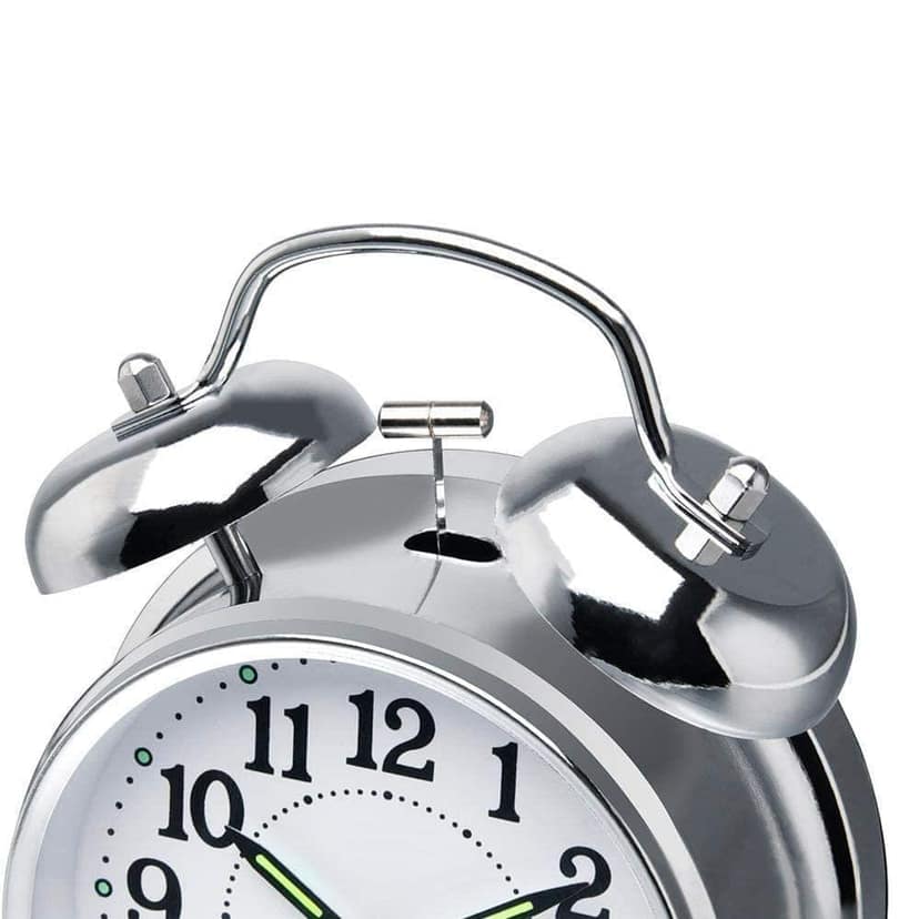 Store 4 Hope Table Alarm Clock Twin Bell for Home and Office with Night Light (Big Size) view 2