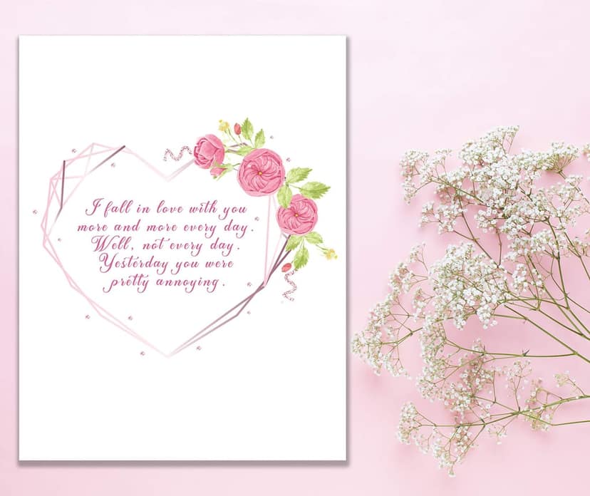 Rack Jack greeting card love you everyday view 2
