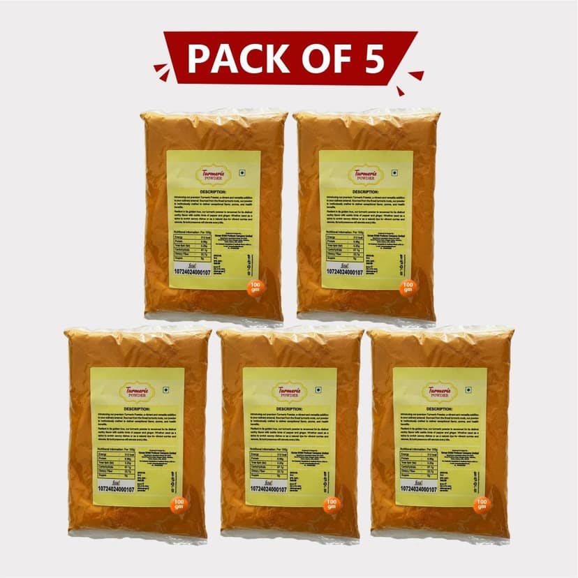 Turmeric Powder (Pack of 5) view 3