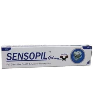 Sensopil Gel Whitening Toothpaste With Clove Oil for Sensitive Teeth & Cavity Prevention (Pack of 1, 100gm)
