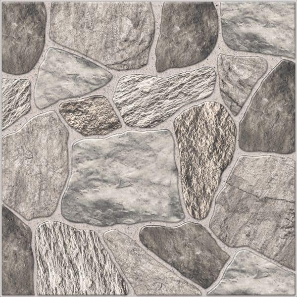Orientbell Floor Tiles OPV Rocky Grey 10 Pcs