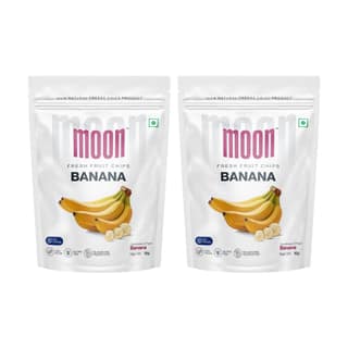 Moon Freeze Dried Banana Chips, 16 gm - Pack of 2
