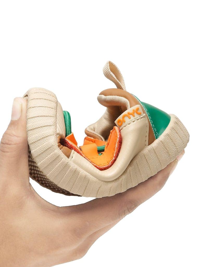 POCO Toddlers' Comfortable & LightWeight Lace-Free Sneakers - Brown (Unisex) view 10