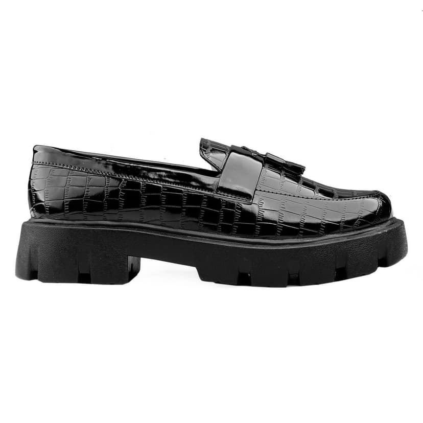 Bxxy's Faux Leather Slip-on Loafers view 3