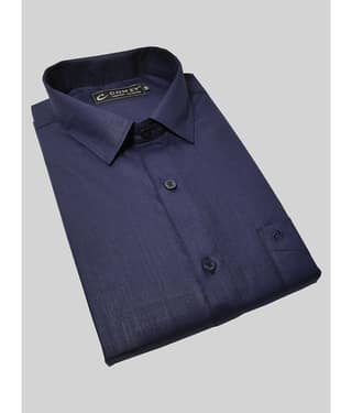Comey Cotton Blend Regular Fit Full Sleeves Men's Formal Shirt - Brown ( Pack of 1 )