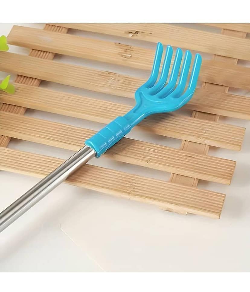 PurpleDust Adjustable Portable Extendable Back Scratcher Massage Stick (1 Pcs Multi Color)