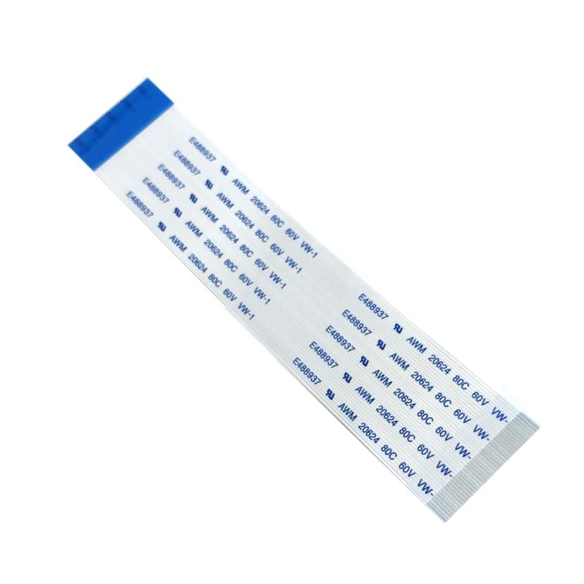 40 Pin 0.5mm Pitch 100mm Reverse Side Connection FFC Ribbon Flexible Flat Cable