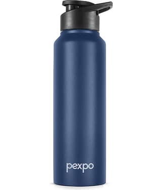 Pexpo Sports and Hiking Stainless Steel Chromo Pink Fridge Water Bottle 750ml mL ( Set of 1 )